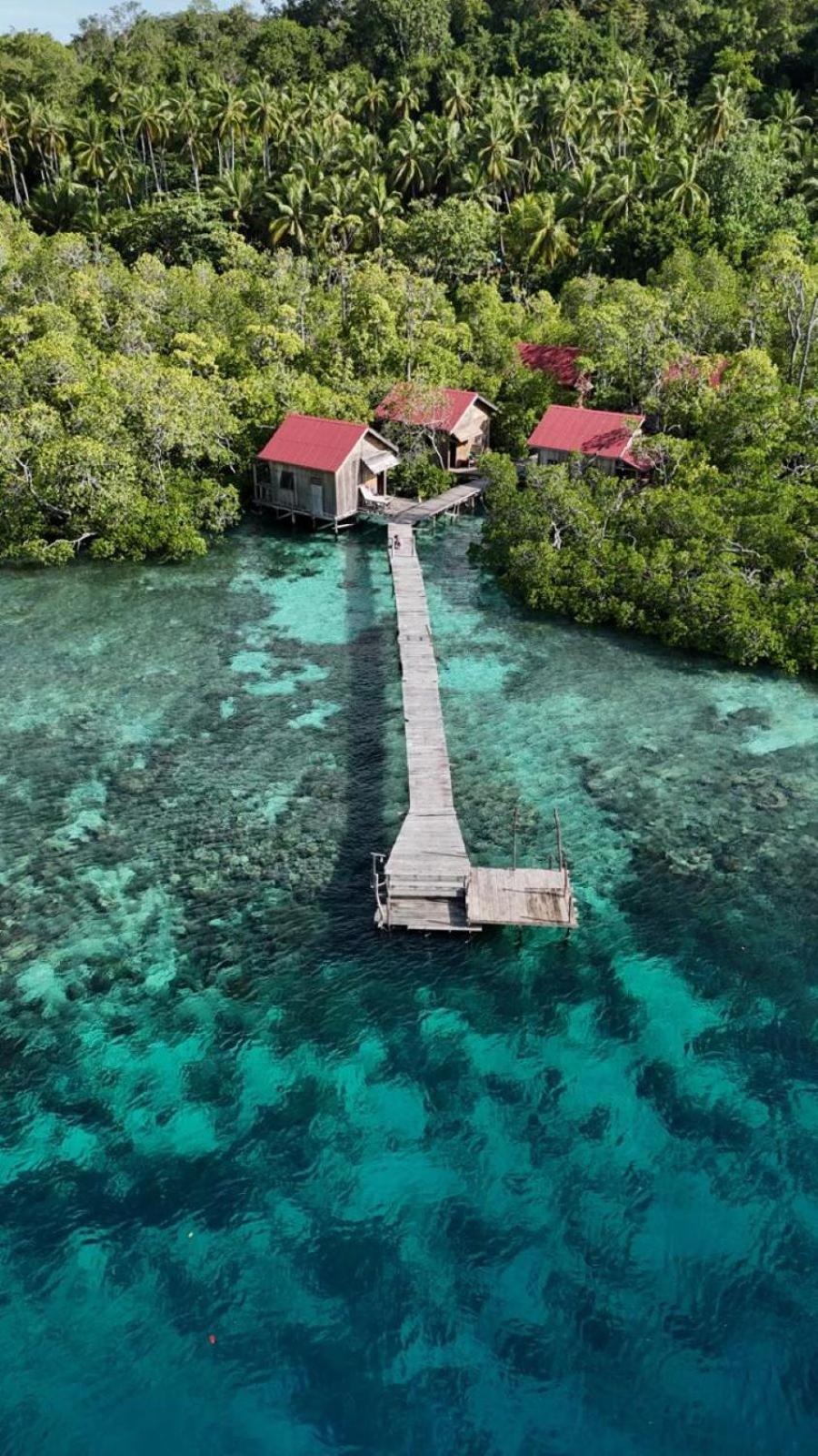 Вилла Raja Ampat Blue Sea Besir Экстерьер фото